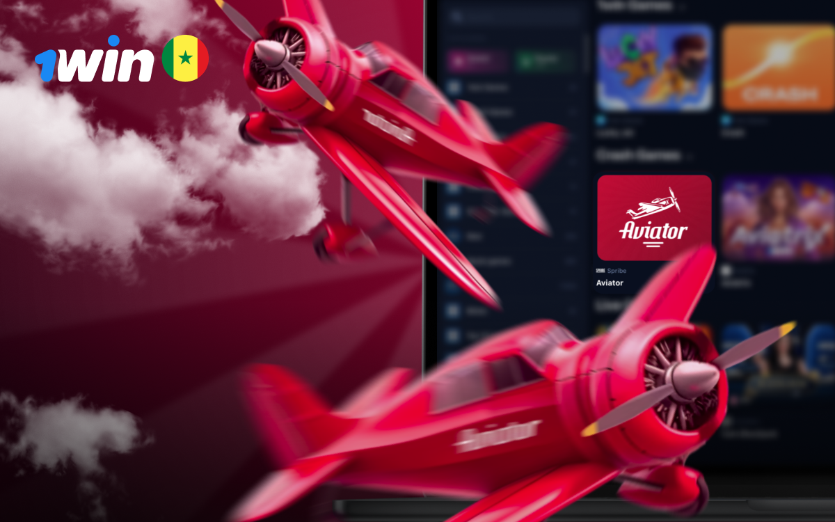 Aviator 1win, jouer au crash game en XOF
